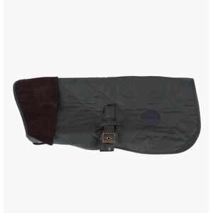 BARBOUR QUILTED DOG COAT in olive size medium NWT